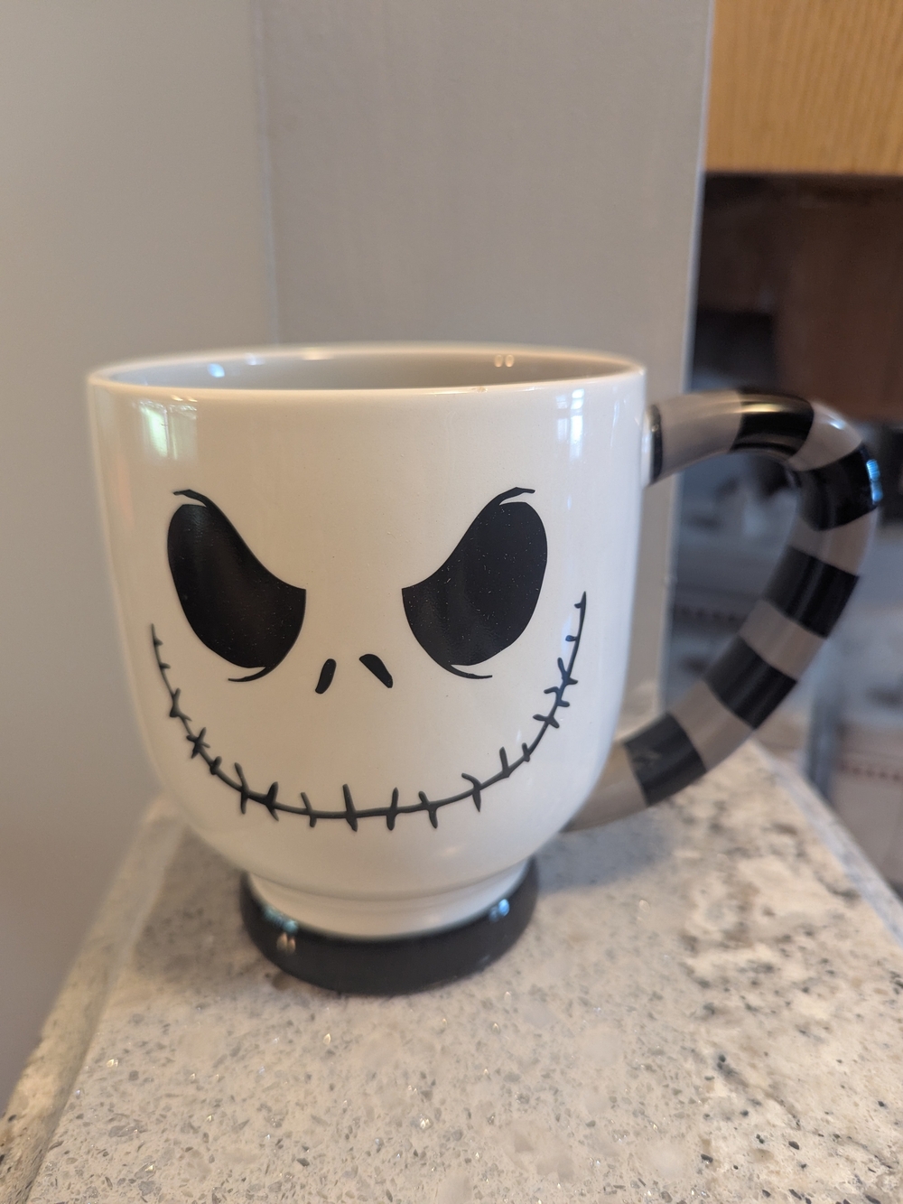 Disney Parks Jack Skellington Mug 20 oz Striped Nightmare Before Christmas